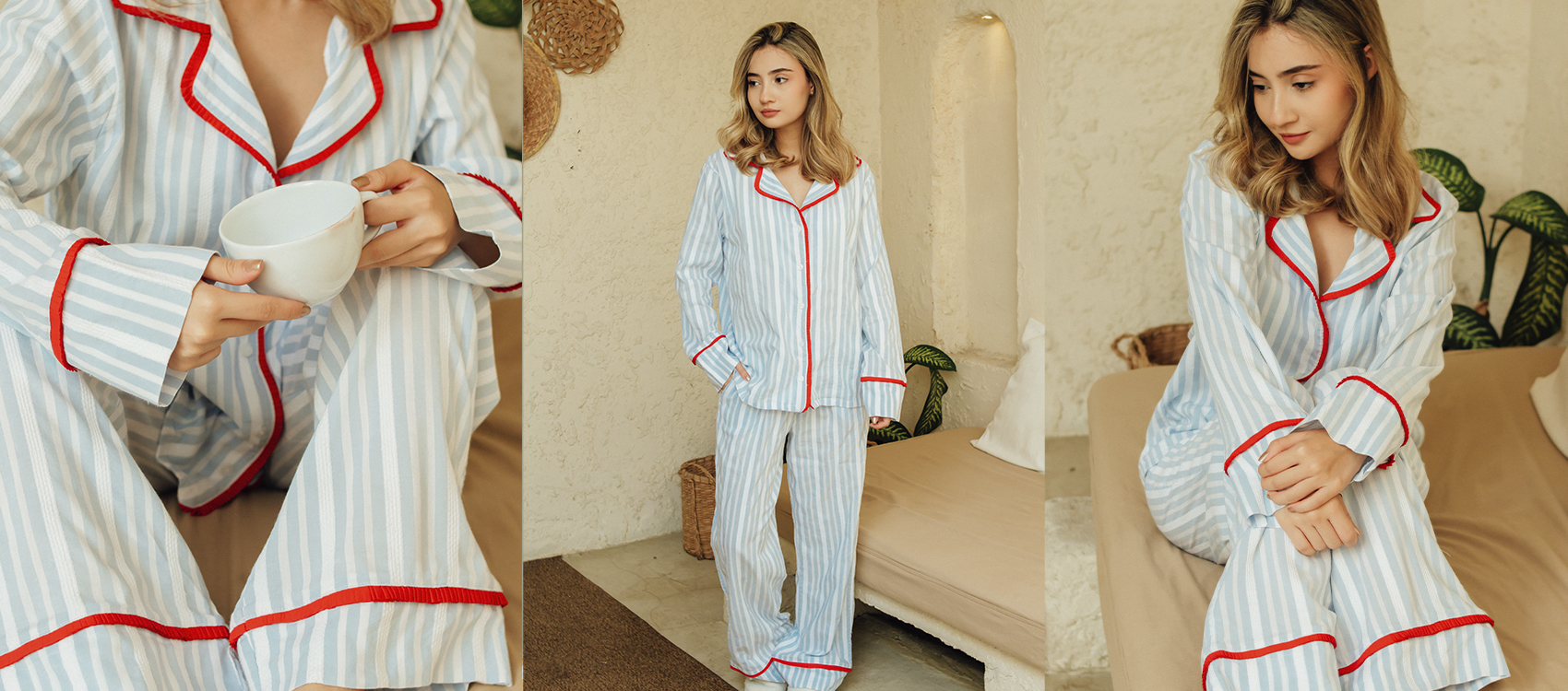 Pijamas de mujer en satin